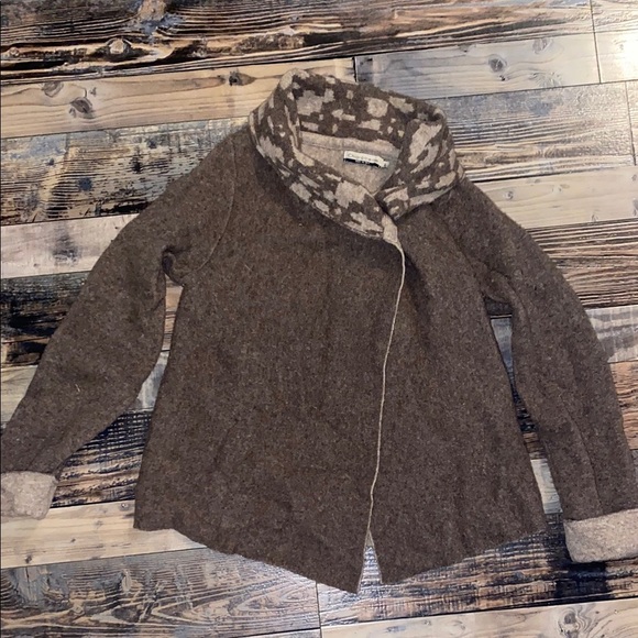 Chiaramente Italian wool blend cardigan size large - Picture 1 of 3